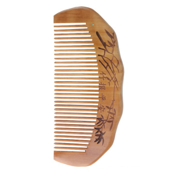 FQ marque cheveux logo personnalisé antistatique antihair perte peigne en bois peigne